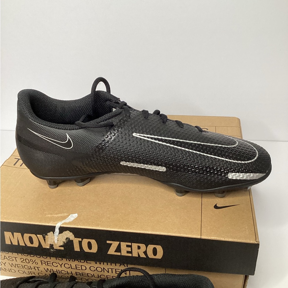 Size 6.5 Mens Nike Phantom GT2 Club MG Soccer Cleats Black Silver DA5640-007 New - Picture 5 of 7
